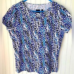 Rafaella Ladies (Large) Top with 2 decorative silver bars in neckline